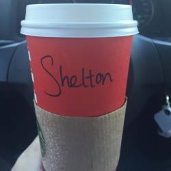 @starbucks failed me. It is “Sheldon” like the Big