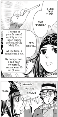 Cute Ainu grill and cool Meiji soldier: the comic. I just started