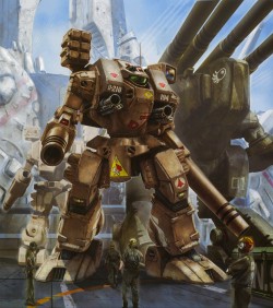 willhummel:fuzzychief:  A little more Macross (or Battletech