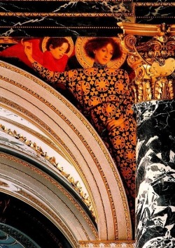 templeofapelles:  Gustav Klimt Art Nouveau Wall Detail in the