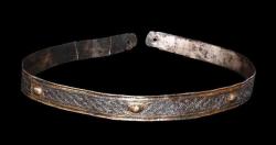 archaicwonder:  Extremely Rare Viking Gilt Knotwork Nobleman’s