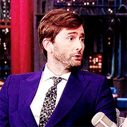 sunsetcurveofficial:  David Tennant being adorable on the Late