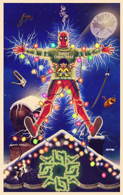 extraordinarycomics: Deadpool Christmas Vacation by M7781.