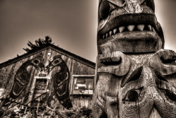 I hear the spirit drums (Old Masset, Haida Gwaii)