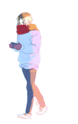 aurigaearts:  winter kenma sketch 