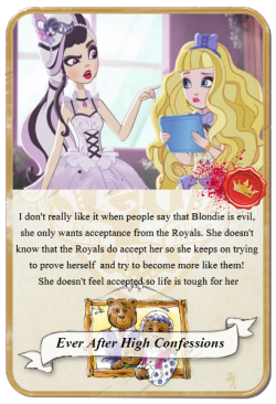 everafterhighconfessions:  i don’t really like it when people