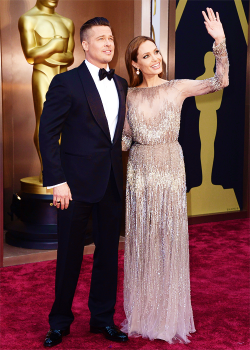  Brad Pitt & Angelina Jolie - 86th Annual Academy Awards