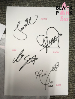 blackpinkofficial:  [TWITTER] BLACKPINK’s Signatures! ©BLACKPINK