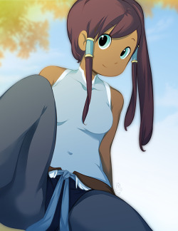 cookingpeach:  Random Korra fanart! This picture started out