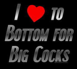 satanslut666:  I love to bottom for big cocks 