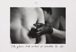 douchamp: Duane Michals — The pleasures of the glove, excerpt