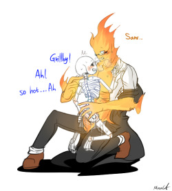 oaytacnoom:[NSFW]  Grillby & Sans