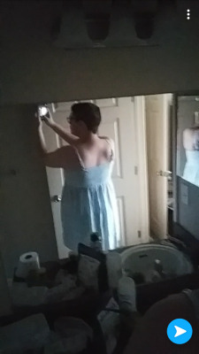 So its hard to tell but im diapered under the dress. I was at