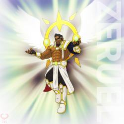 k0uya:  My character Zeruel in all his angelic glory, done by