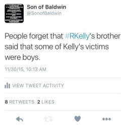 dynastylnoire:  sonofbaldwin:  #RKelly   Didn’t forget. Just