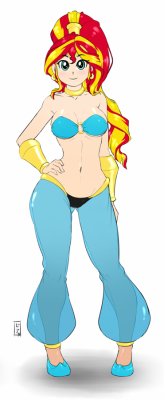 pia-chan:  Sunset Shimmer Commission Also au naturel version