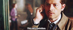 thebluemeadow:  Misha came so close to breaking character and