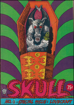 wonderful-strange: Skull #4, May 1972. Cover art by Jaxon. Greystoke