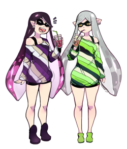 slbtumblng:  liquidxlead:  saane:  squid sister’s day off 