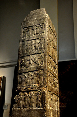 The Black (Assyrian) Obelisk of King Shalmaneser III, 825 BC, 