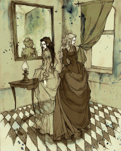 fer1972:  The Women of Poe illustrated by Abigail Larson (Artist