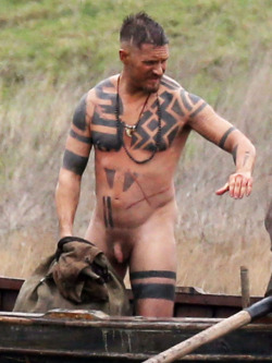 famous-naked-male:  Tom Hardy naked on the set of Taboo