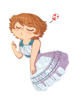 amc-art:  Chihiro with cute clothes is a curse! She’s so cute