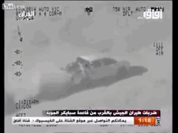 celer-et-audax:  Iraqi Gunship eliminates fleeing ISIS truck.