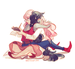 viria:  Marceline is bored but Bubblegum is too busy with ~science~.