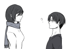 yaminohikari:  And no Levi is not taller than Eren. He’s on