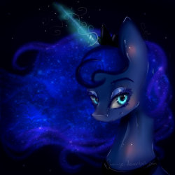 that-luna-blog:  Would Thou Like To See The Moon Rise? by Saoiirse