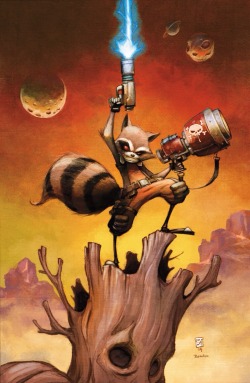 skottieyoung:  MTV talked to me about my new @marvel book ROCKET
