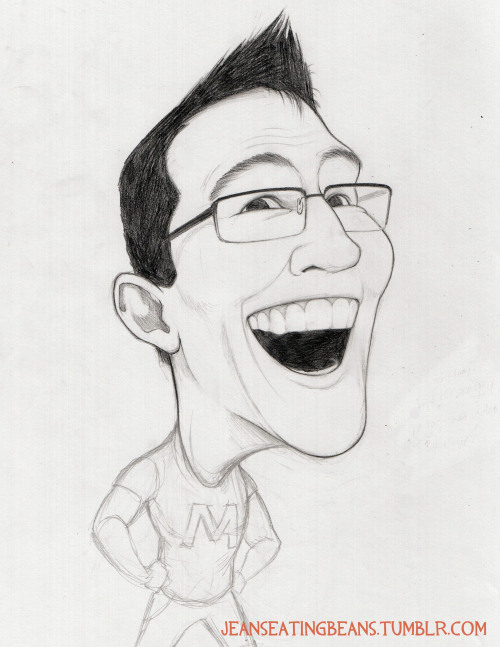 jeanseatingbeans:  Caricature assignment at college. Who else would I rather draw when he knows what’s best More to be updated on my blogspot