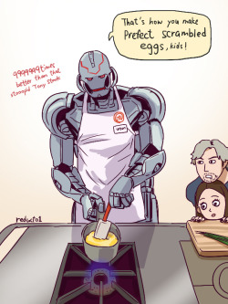 reducto1art:  Tony Stark can’t even make a normal scrambled