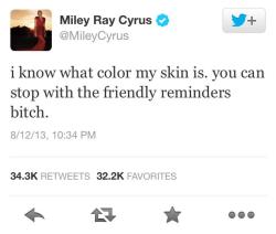 theblackpicassa:  theblacksophisticate:  NEVER FORGET when Miley