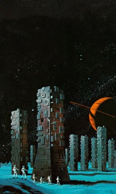 sciencefictiongallery: Dean Ellis - As on a darkling plain, 1974.