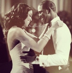 blackgirlsinlove:  NBA player Chris Paul and his wife Jada Crawley.