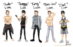 prettymuchjustsomestuff:  Liam in some of his better looks. Let’s