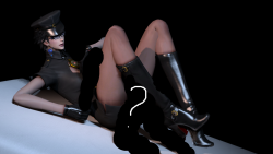 arnoldthehero: Bayonetta x Kieran Webm 720p (outfits): Cop black