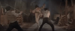 gutsanduppercuts:  Jackie Chan in a seriously underrated film from “Drunken Master 2.” Everyone praises the finale but seems to forget that there are some amazing fights scattered throughout (especially the early market place group ruckus). How this