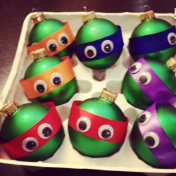 collegehumor:  Do It Yourself Ninja Turtle Ornaments Jingle in