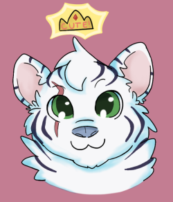 pepperree:larry-the-tiger: The real King of Cute~!Too good and