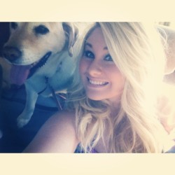 i-am-ammba:  This was right before Molly farted.. #classy #lady #blonde #dogsthatlookliketheirowners #summer #beach #roadtrip #labrador #dog #puppy  This girl is just&hellip;