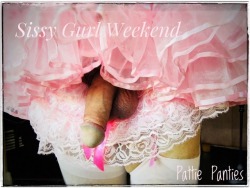 It’s time for a Cocky Lingerie ~ Sissy Gurl Weekend.  Cum