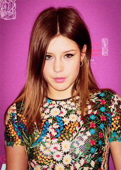 gifthescreen:  Adele Exarchopoulos attends the Cesar 2014 nominne