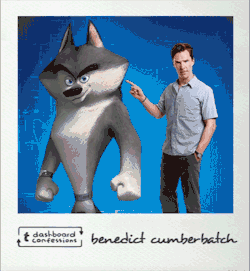 staff:  Hey, Tumblr.  Benedict Cumberbatch.  As part of our