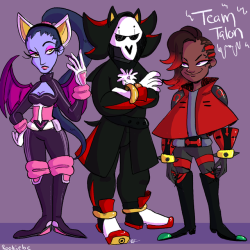 rookiebe:I cant believe talon is literally team dark from sonic