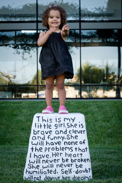 visual-poetry:  by miranda july pedestal for a little girl, 2011from