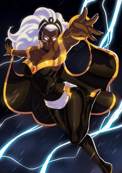 tovio-rogers:  full body commish of xmen’s storm 