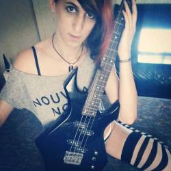 Rock & roll baby ^_^ or more like rawr & roll #emo #emogirl